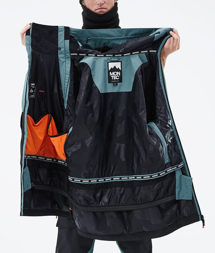 Montec Doom 21 Snowboardjacka Herr Atlantic/Black, Image 13 of 13