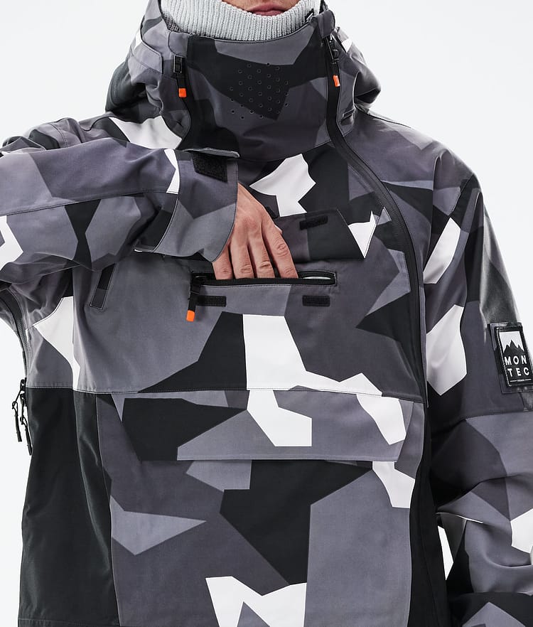 Montec Doom 21 Snowboardjacka Herr Arctic Camo/Black, Image 11 of 11