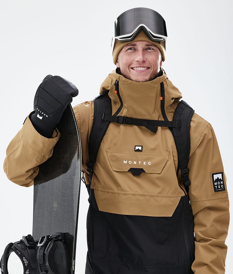 Montec Doom 21 Snowboardjacka Herr Gold/Black, Image 4 of 13