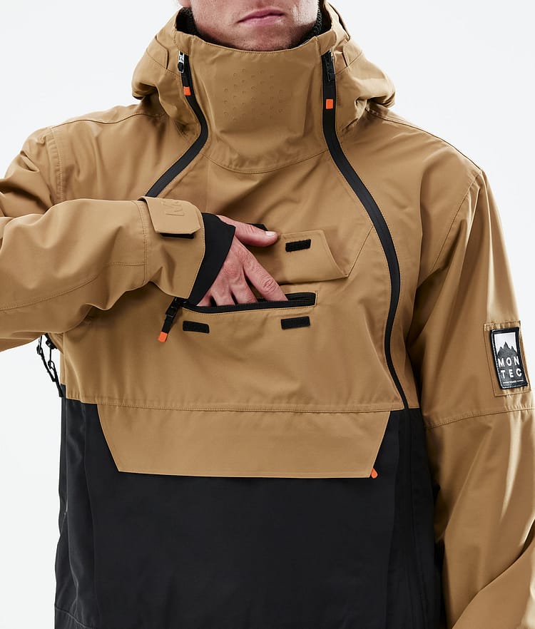 Montec Doom 21 Snowboardjacka Herr Gold/Black, Image 12 of 13