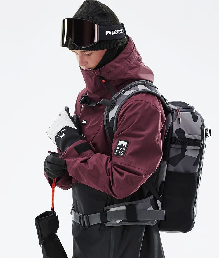 Montec Doom 21 Snowboardjacka Herr Burgundy/Black, Image 2 of 13