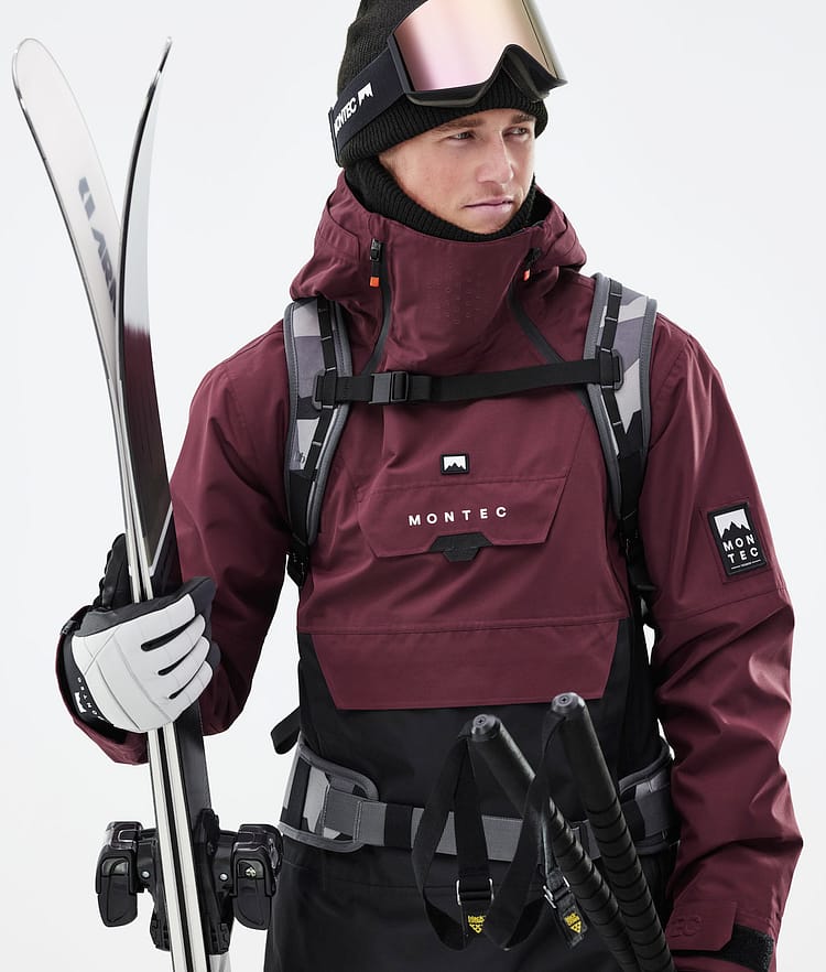 Montec Doom 21 Skidjacka Herr Burgundy/Black, Image 4 of 13