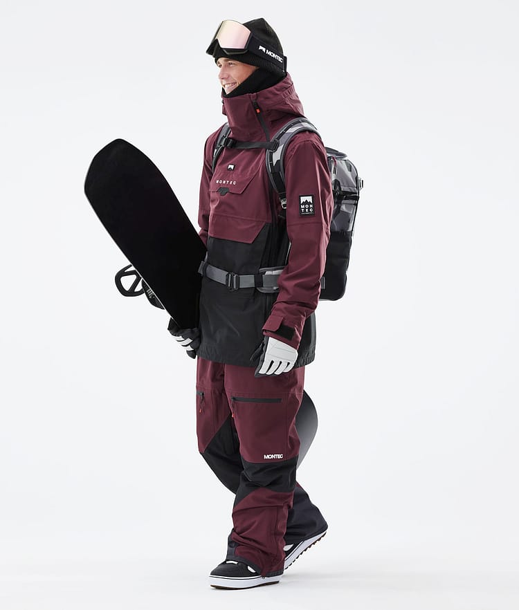 Montec Doom 21 Snowboardjacka Herr Burgundy/Black, Image 5 of 13
