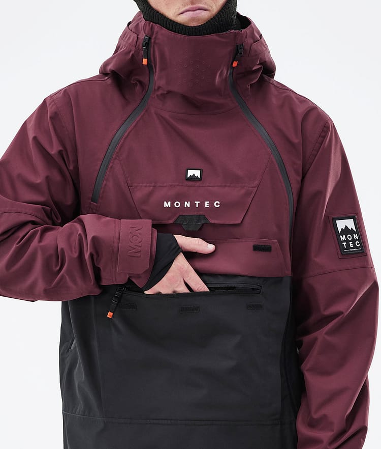 Montec Doom 21 Snowboardjacka Herr Burgundy/Black, Image 11 of 13
