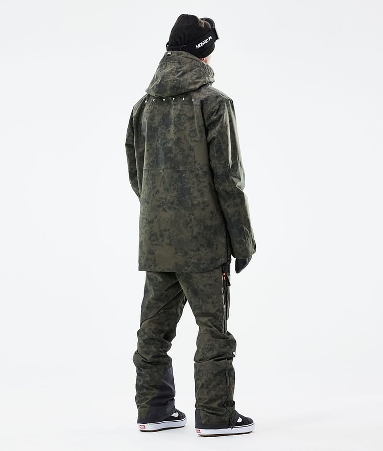 Montec Dune 21 Snowboardjacka Herr Olive Green Tiedye, Image 6 of 10