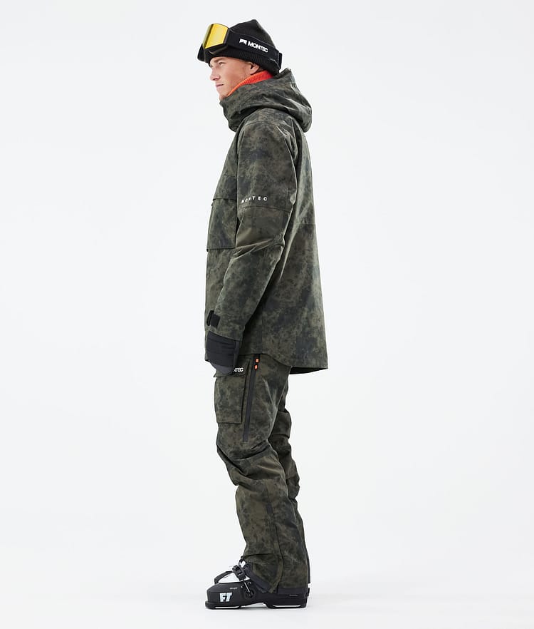 Montec Dune 21 Skidjacka Herr Olive Green Tiedye, Image 6 of 11