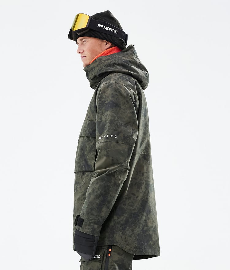 Montec Dune 21 Snowboardjacka Herr Olive Green Tiedye, Image 7 of 10