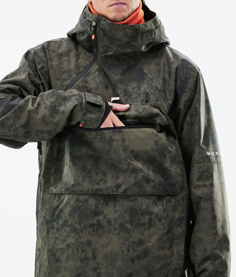 Montec Dune 21 Skidjacka Herr Olive Green Tiedye, Image 11 of 11