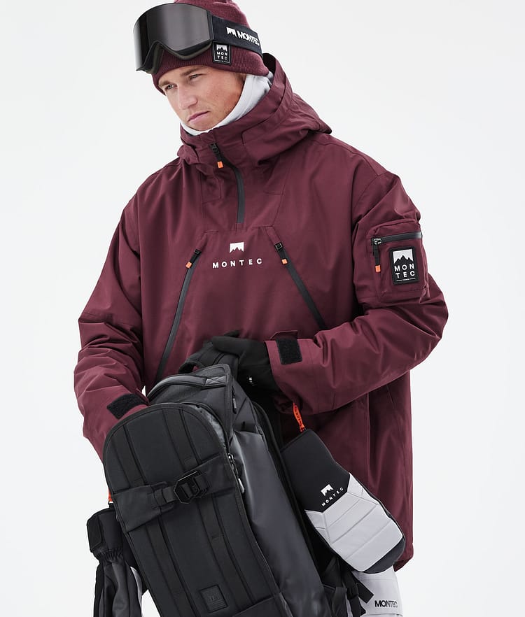Montec Anzu Snowboardjacka Herr Burgundy, Image 2 of 11