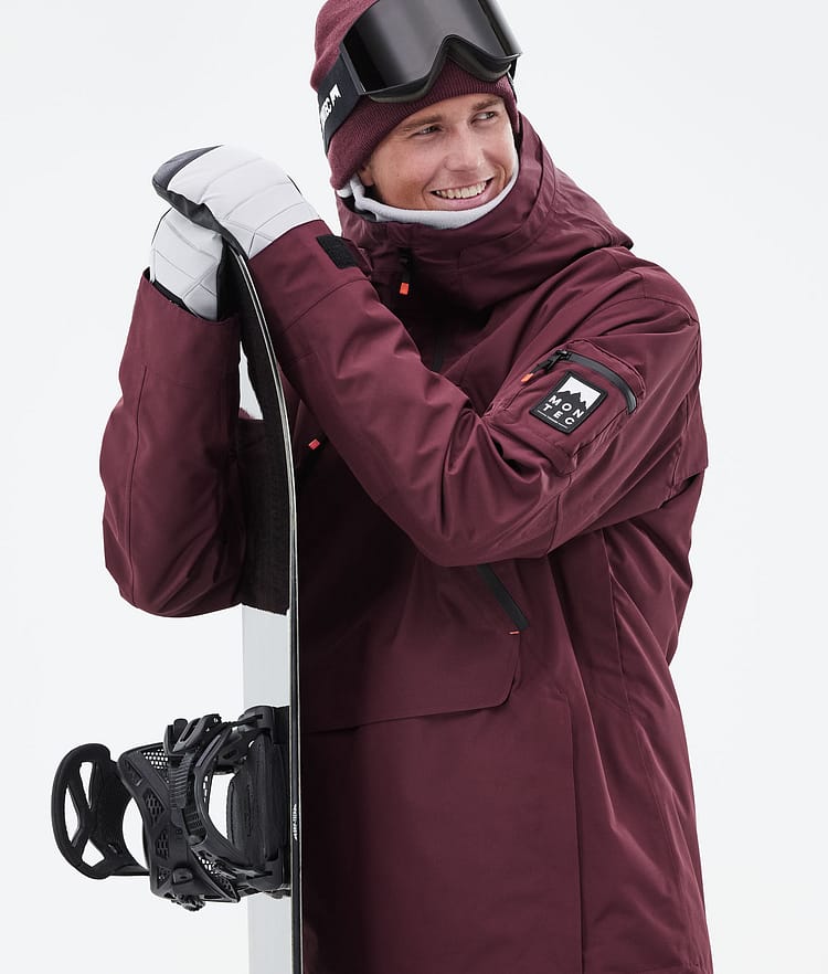 Montec Anzu Snowboardjacka Herr Burgundy, Image 3 of 11