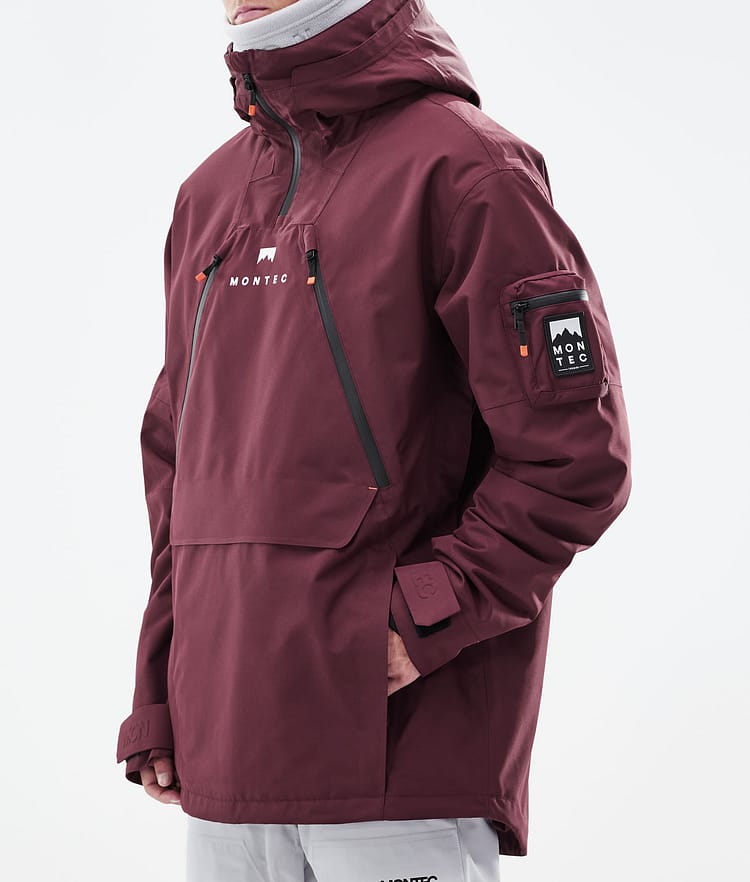 Montec Anzu Snowboardjacka Herr Burgundy, Image 9 of 11