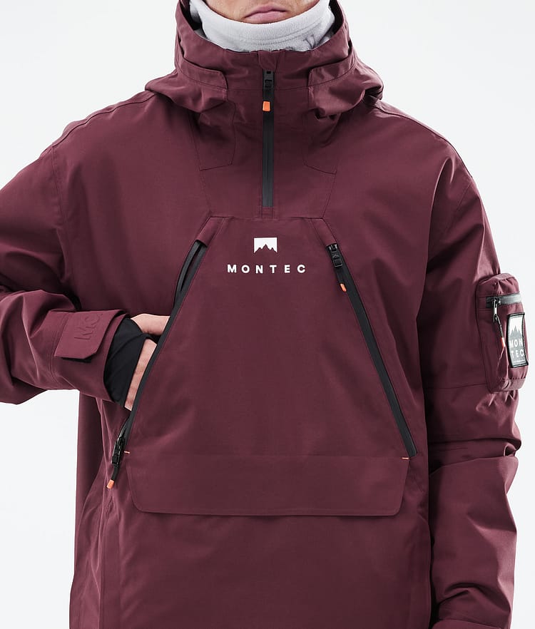 Montec Anzu Snowboardjacka Herr Burgundy, Image 10 of 11