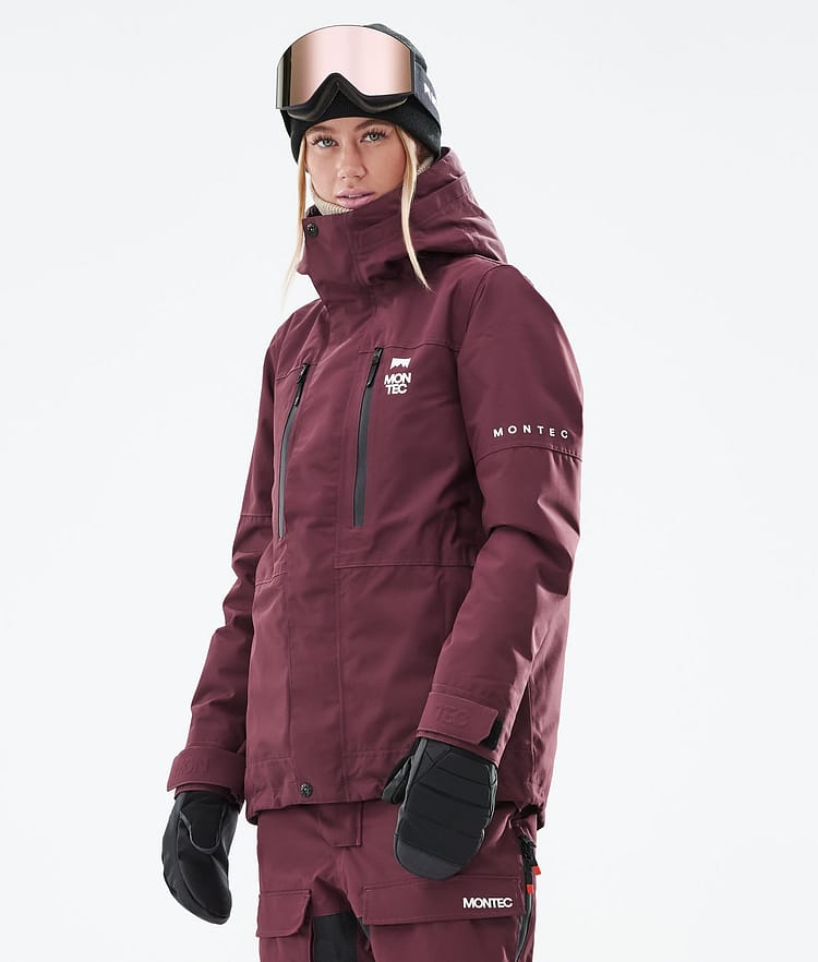 Montec Fawk W 21 Snowboardjacka Dam Burgundy, Image 2 of 11