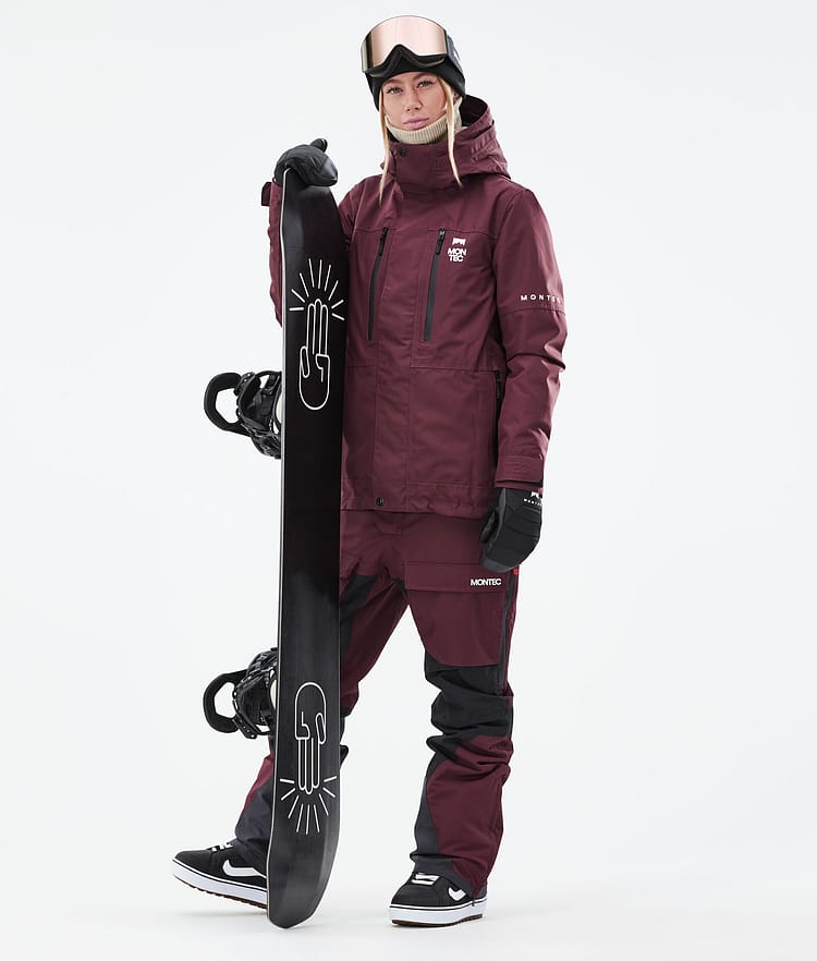 Montec Fawk W 21 Snowboardjacka Dam Burgundy, Image 4 of 11