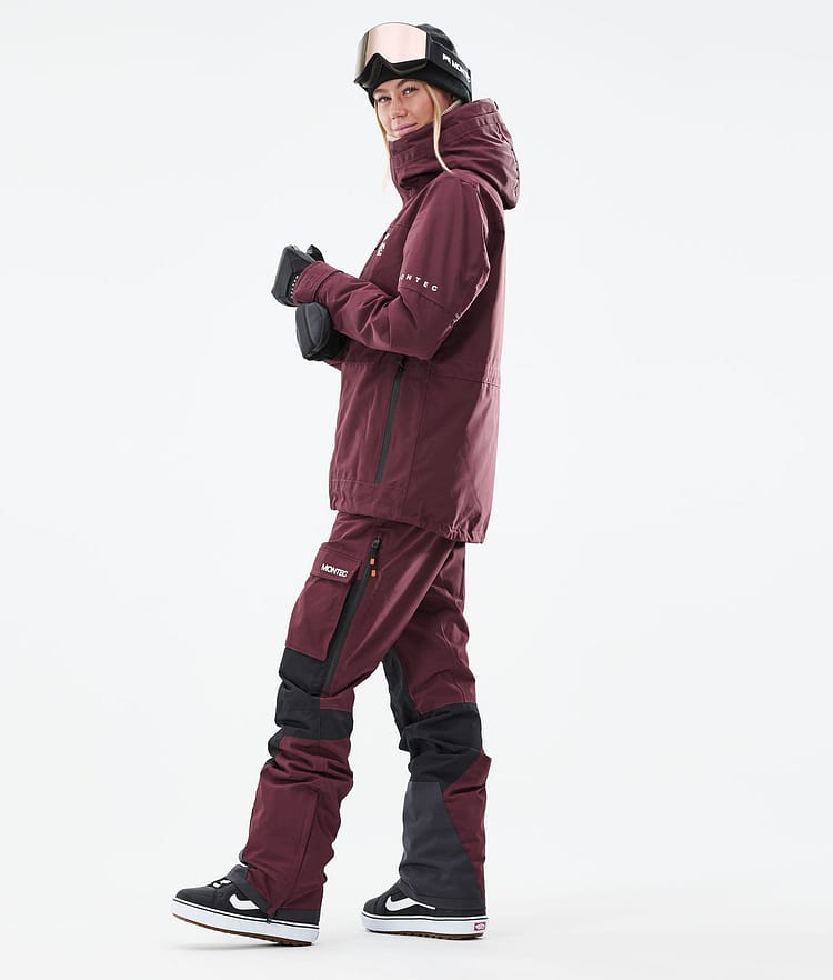 Montec Fawk W 21 Snowboardjacka Dam Burgundy, Image 5 of 11