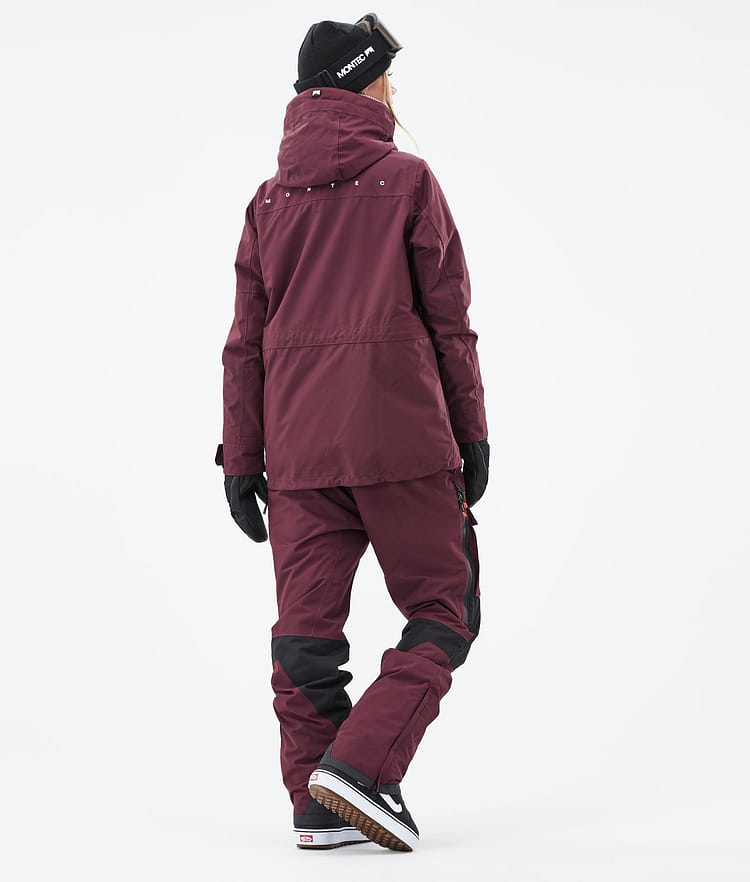Montec Fawk W 21 Snowboardjacka Dam Burgundy, Image 6 of 11