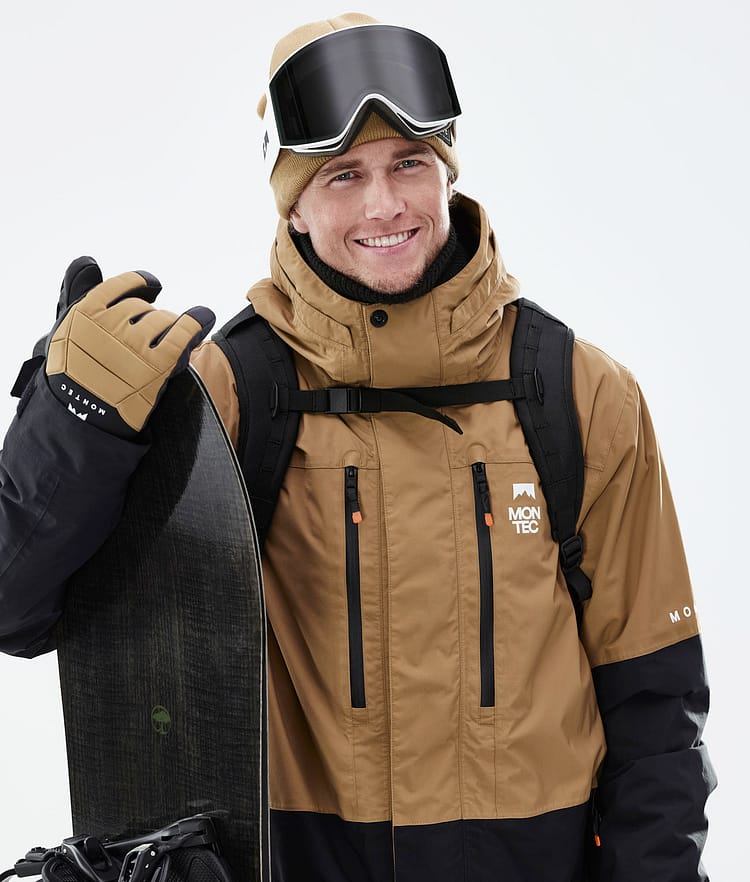 Montec Fawk 21 Snowboardjacka Herr Gold/Black, Image 2 of 12