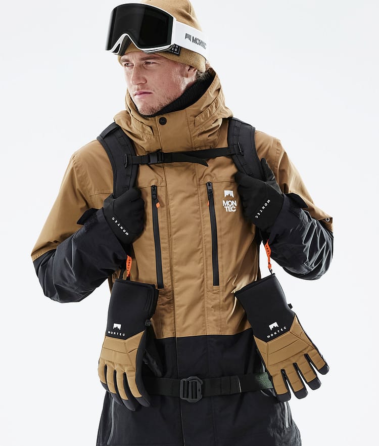 Montec Fawk 21 Snowboardjacka Herr Gold/Black, Image 3 of 12