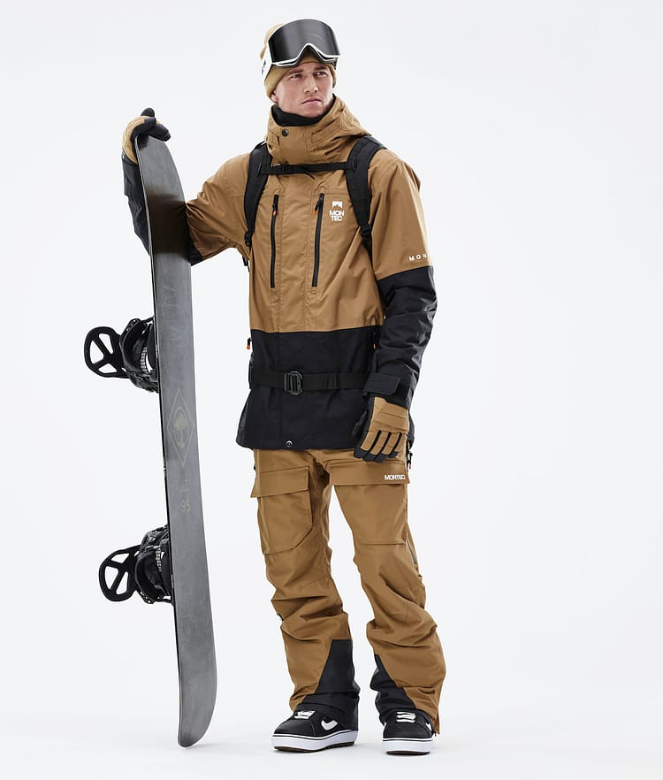 Montec Fawk 21 Snowboardjacka Herr Gold/Black, Image 5 of 12