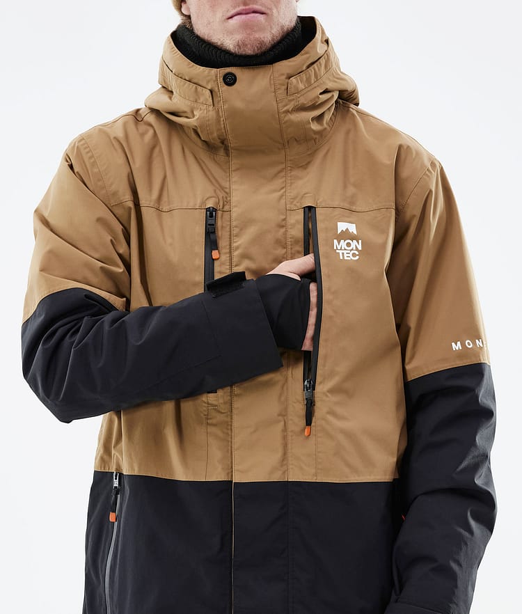 Montec Fawk 21 Snowboardjacka Herr Gold/Black, Image 11 of 12