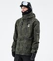 Montec Fawk 21 Skidjacka Herr Olive Green Tiedye