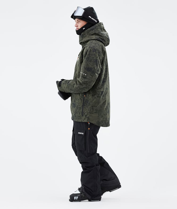 Montec Fawk 21 Skidjacka Herr Olive Green Tiedye, Image 4 of 10