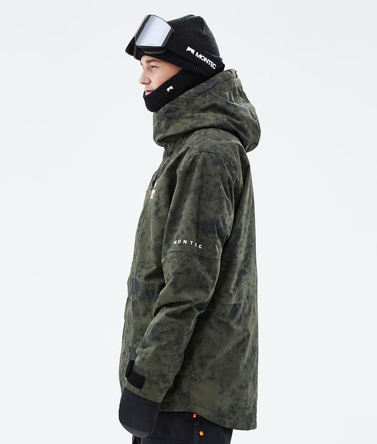 Montec Fawk 21 Snowboardjacka Herr Olive Green Tiedye, Image 6 of 10