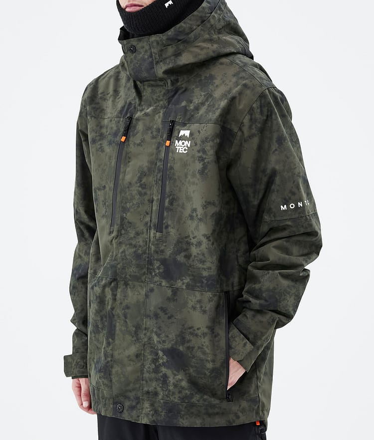 Montec Fawk 21 Skidjacka Herr Olive Green Tiedye, Image 8 of 10
