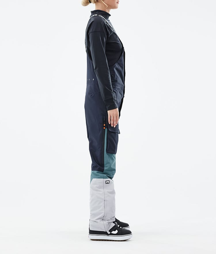 Montec Fawk W 21 Snowboardbyxa Dam Marine/Atlantic/Light Grey, Image 2 of 6