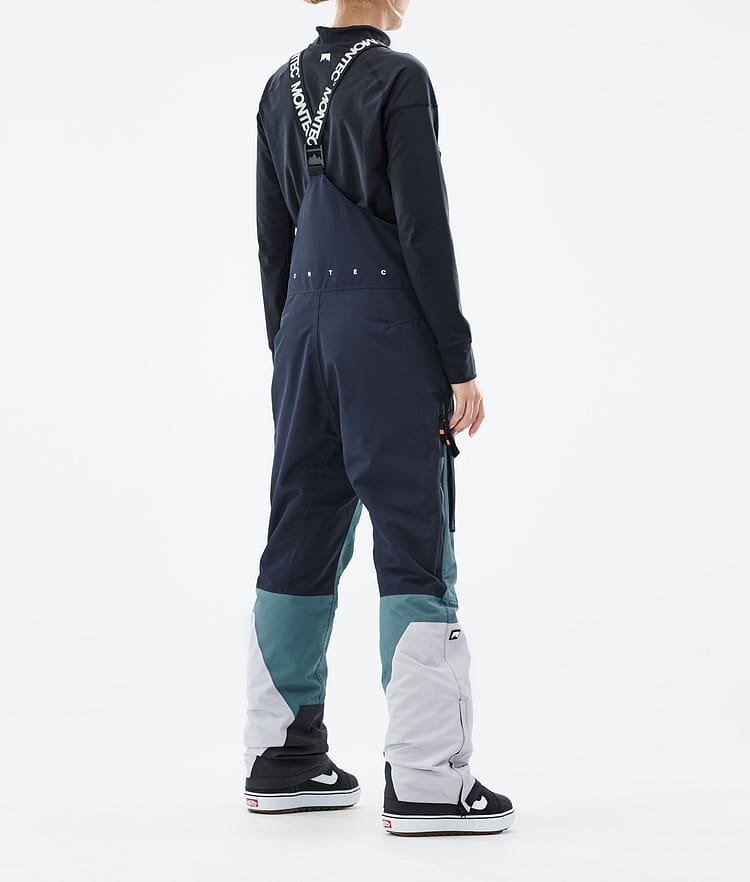 Montec Fawk W 21 Snowboardbyxa Dam Marine/Atlantic/Light Grey, Image 3 of 6