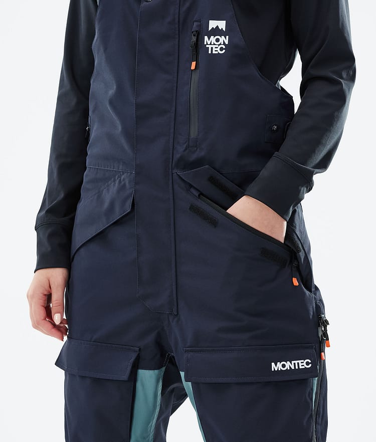 Montec Fawk W 21 Skidbyxa Dam Marine/Atlantic/Light Grey, Image 4 of 6