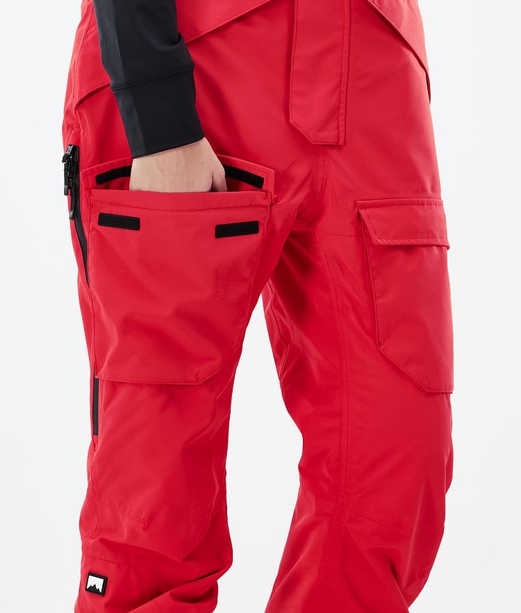 Montec Fawk W 21 Snowboardbyxa Dam Red, Image 6 of 6