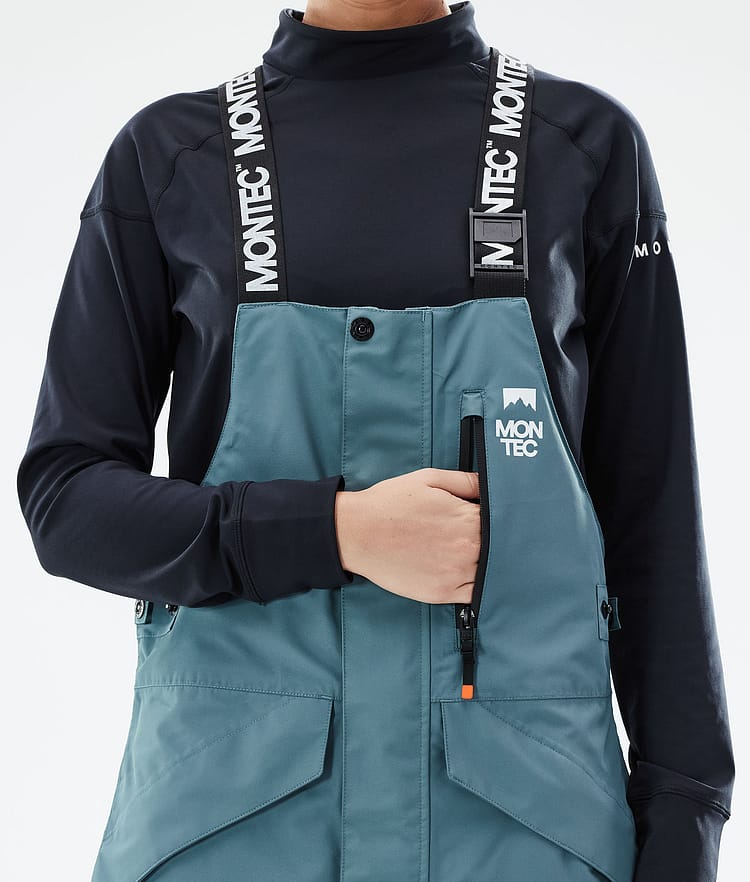 Montec Fawk W 21 Snowboardbyxa Dam Atlantic/Black, Image 5 of 6