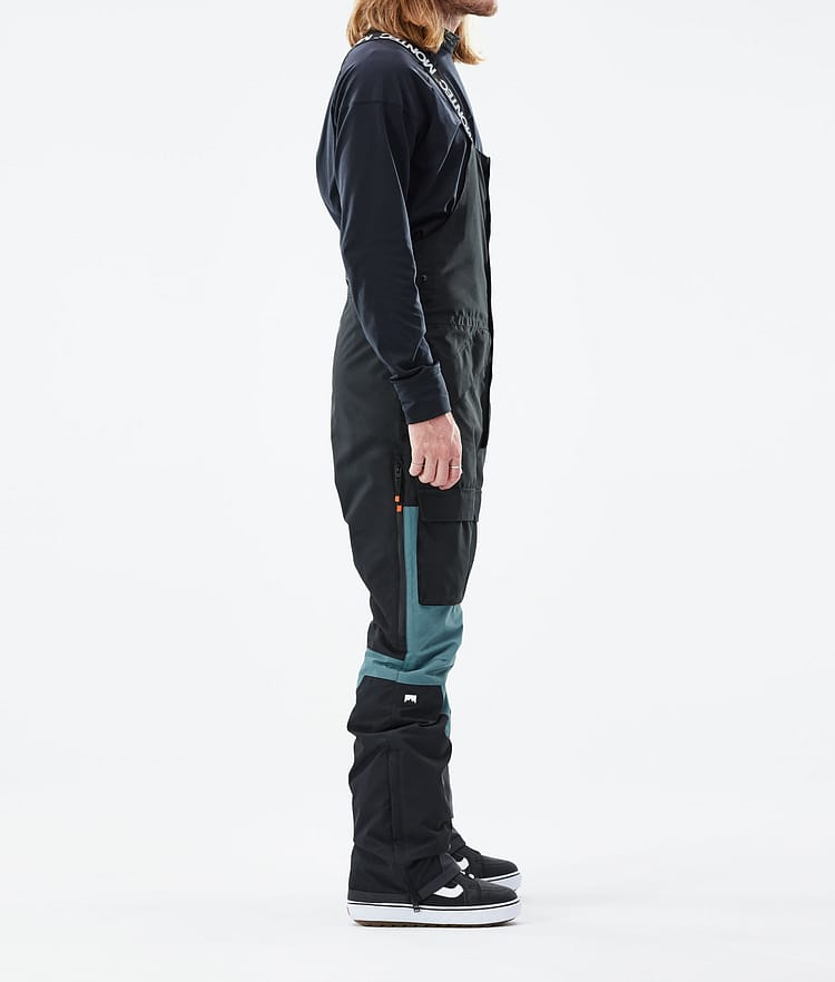 Montec Fawk 21 Snowboardbyxa Herr Black/Atlantic, Image 2 of 6