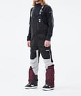 Montec Fawk 2021 Snowboardbyxa Herr Black/Light Grey/Burgundy, Bild 1 av 6