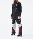 Montec Fawk 2021 Snowboardbyxa Herr Black/Light Grey/Burgundy