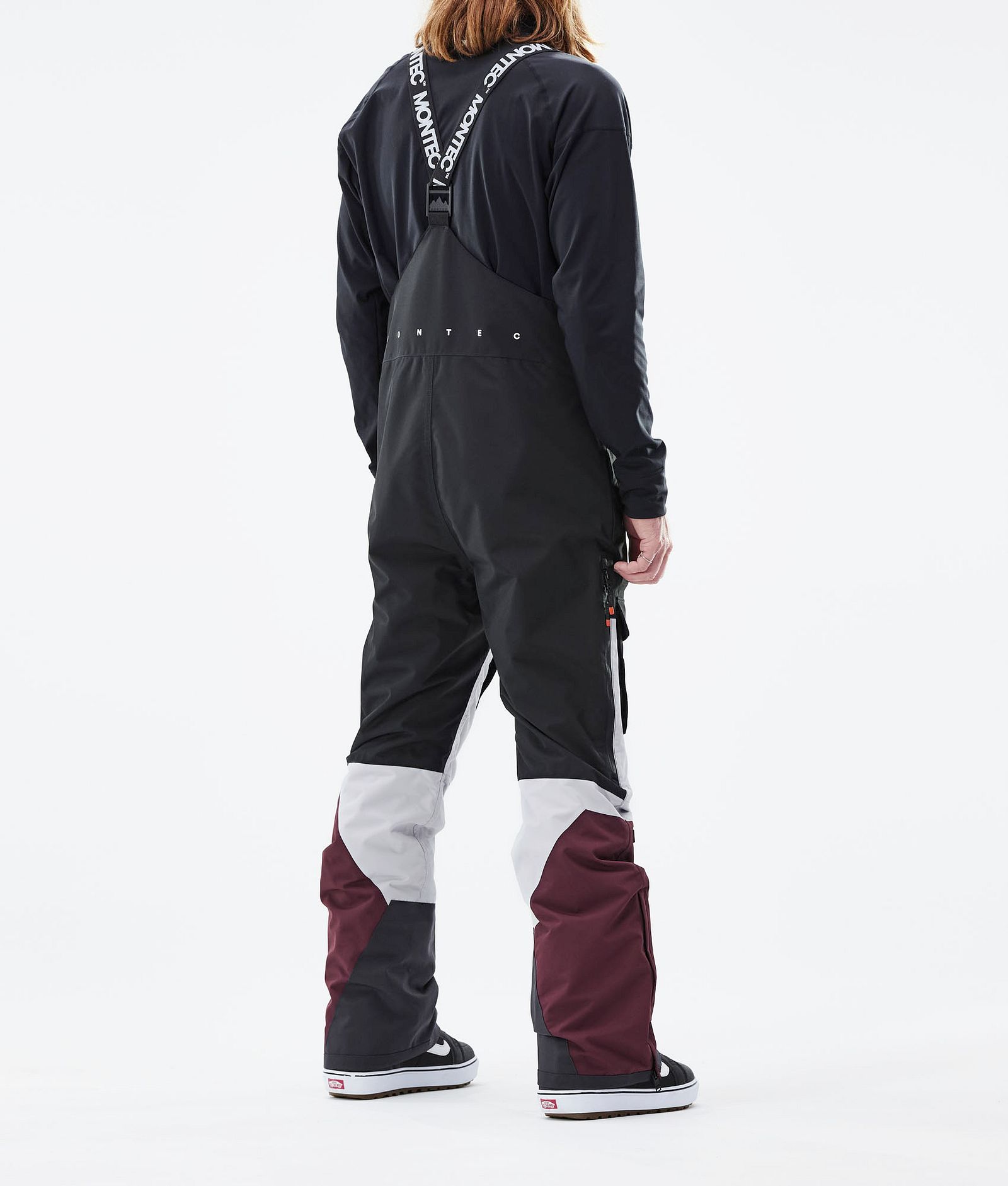 Montec Fawk 2021 Snowboardbyxa Herr Black/Light Grey/Burgundy, Bild 3 av 6