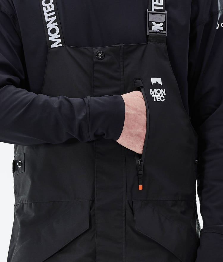 Montec Fawk 2021 Snowboardbyxa Herr Black/Light Grey/Burgundy, Bild 5 av 6