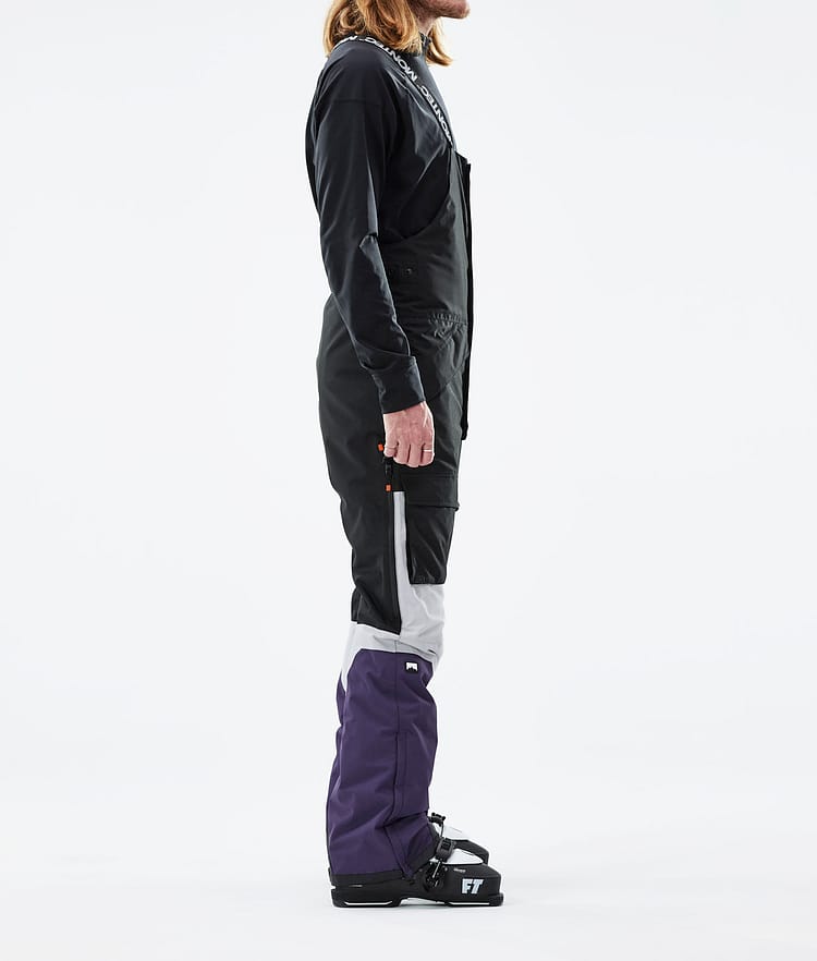 Montec Fawk 21 Skidbyxa Herr Black/Light Grey/Purple, Image 2 of 6