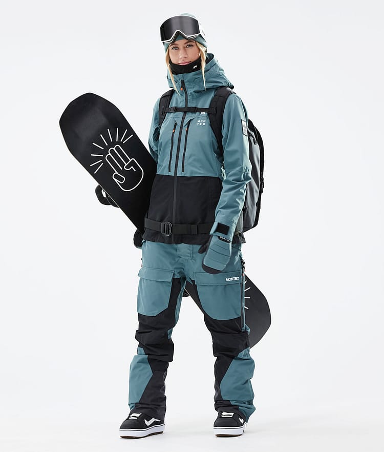 Montec Moss W 21 Snowboardjacka Dam Atlantic/Black, Image 5 of 12