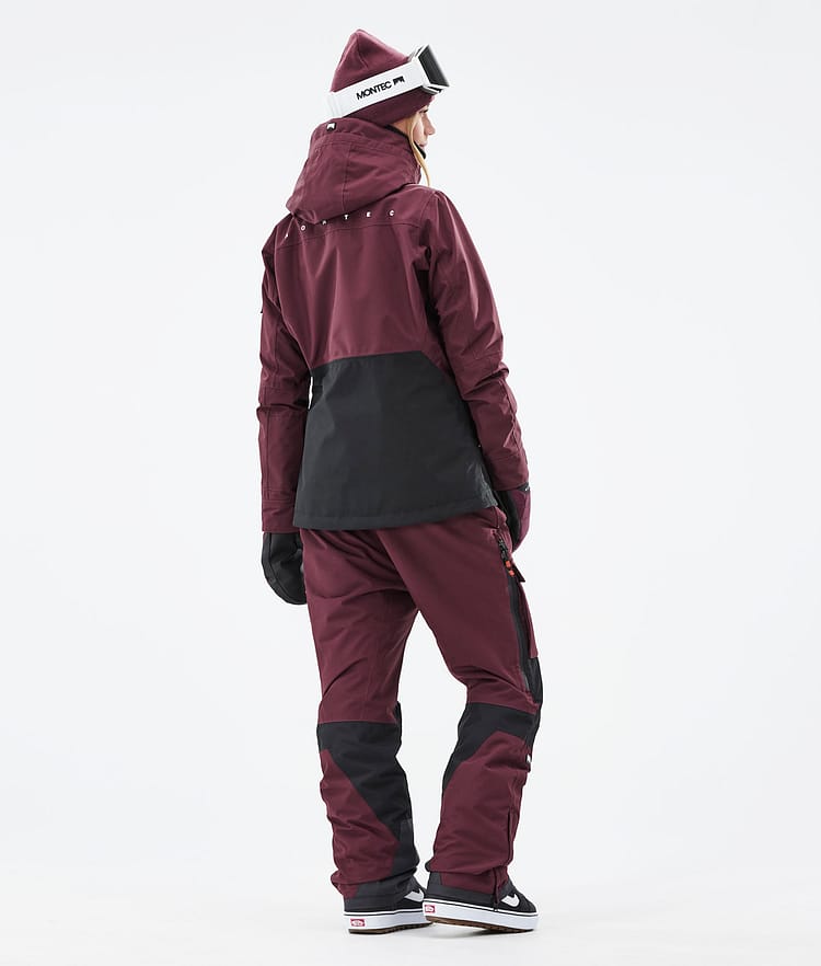 Montec Moss W 21 Snowboardjacka Dam Burgundy/Black, Image 7 of 12