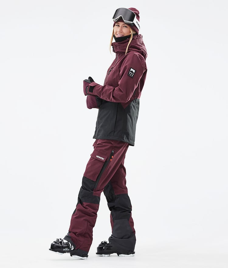 Montec Moss W 21 Skidjacka Dam Burgundy/Black, Image 7 of 13