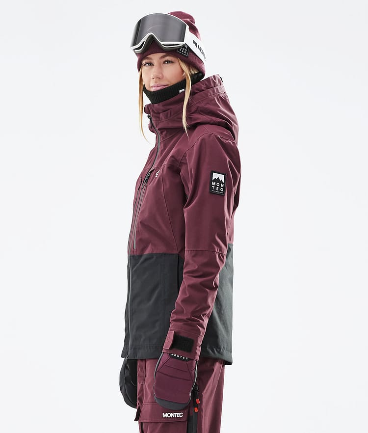 Montec Moss W 21 Skidjacka Dam Burgundy/Black, Image 9 of 13
