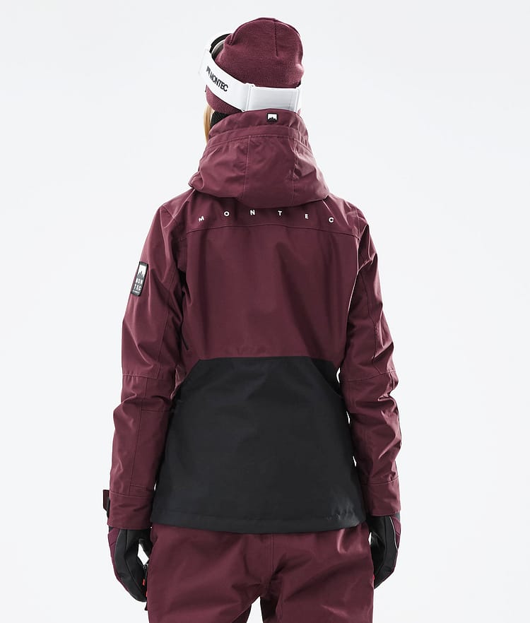 Montec Moss W 21 Skidjacka Dam Burgundy/Black, Image 10 of 13