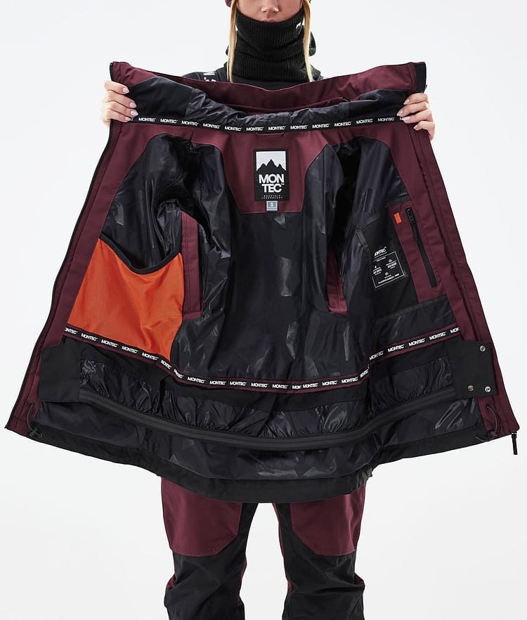 Montec Moss W 21 Skidjacka Dam Burgundy/Black, Image 13 of 13