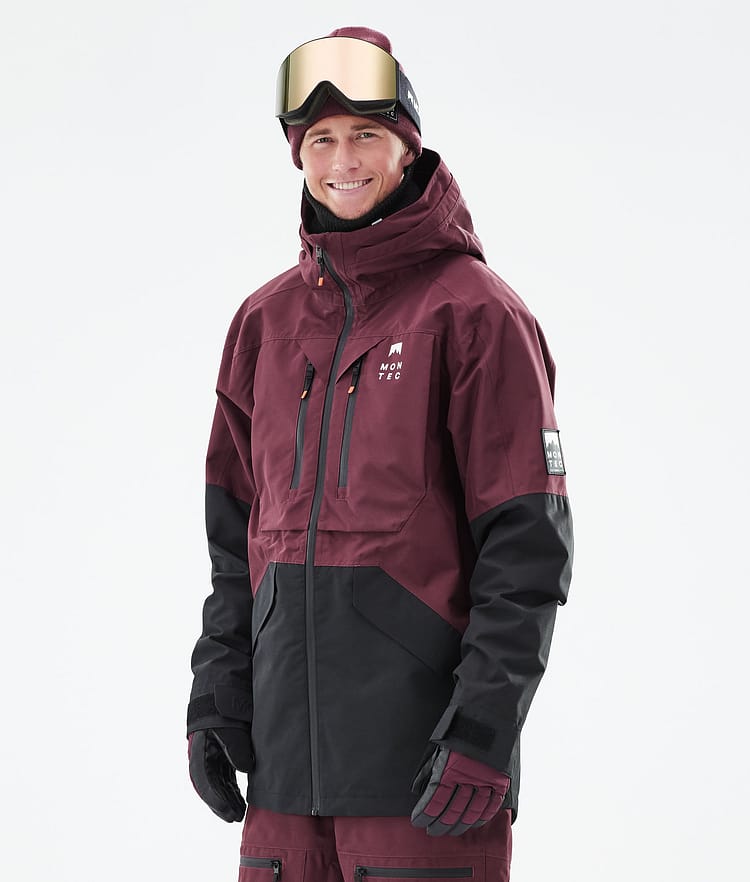 Montec Moss 21 Snowboardjacka Herr Burgundy/Black, Image 2 of 13