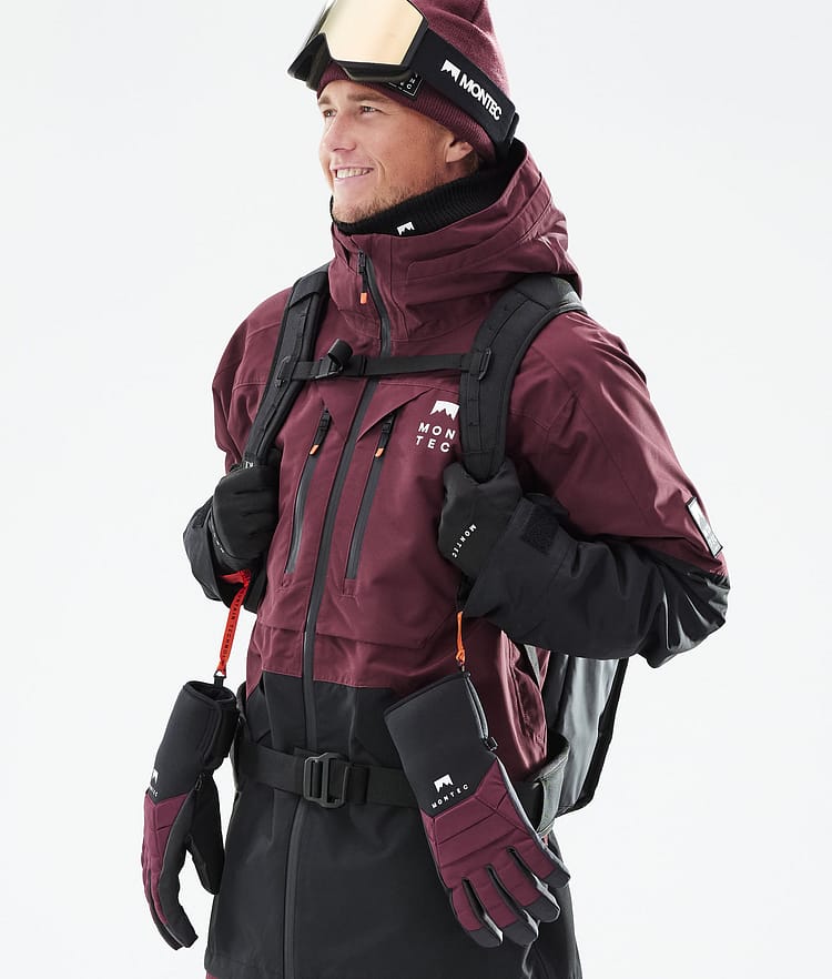 Montec Moss 21 Snowboardjacka Herr Burgundy/Black, Image 3 of 13