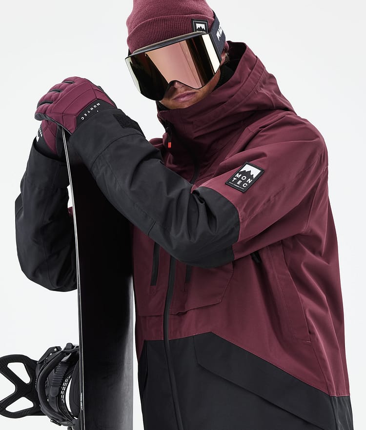 Montec Moss 21 Snowboardjacka Herr Burgundy/Black, Image 4 of 13