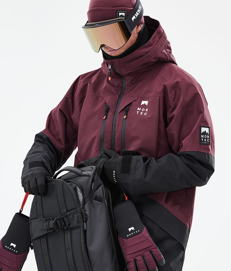 Montec Moss 21 Skidjacka Herr Burgundy/Black, Image 5 of 13
