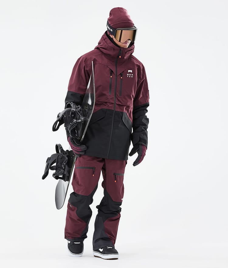 Montec Moss 21 Snowboardjacka Herr Burgundy/Black, Image 6 of 13